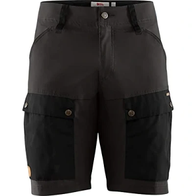 Imagen de Fjällräven Keb Shorts M Pantalón Corto con Dos Bolsillos, Hombre, Gris (Black/Stone Grey), 60