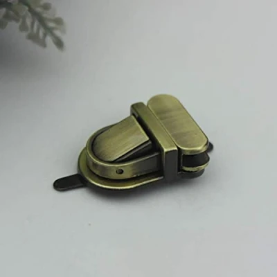 Imagen de TF cartera de metal con cierre Push Lock y seguridad para bolso piel, cartera, DIY