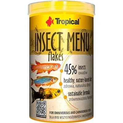 Imagen de Insect Menu Flakes 1000ml / 200g alimento multicomponente en Forma de Escamas a Base 3 Insectos
