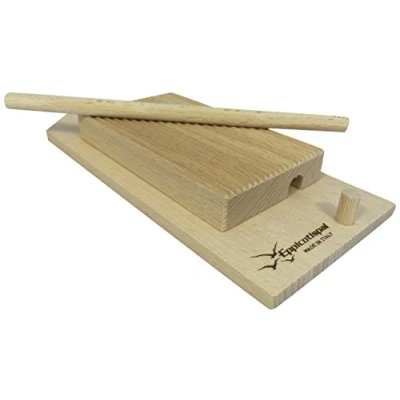 Imagen de Eppicotispai EP 89 Pelacables de garganelli y ñoquis con pala, madera haya natural, color marrón