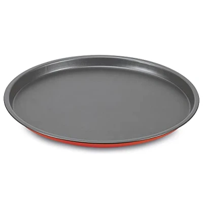 Imagen de Guardini Rossana 2.0, Molde para Pizza 32 cm, Acero con Recubrimiento Antiadherente, Color Rojo/Gris