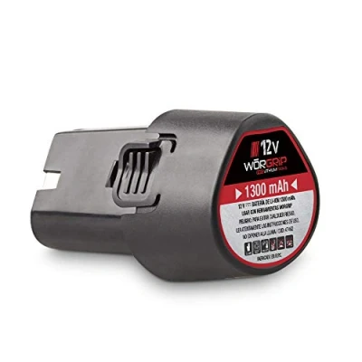 Imagen de bateria para atornilladores y taladros worgrip pro 12 voltios. 1.3AH