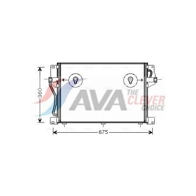 Imagen de PRASCO VO5077 Condensador 13,1 9,8 Aluminio 705 VOLVO: C70 I Coupé