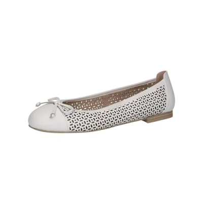 Imagen de CAPRICE Mujer 9 22185 42, Zapatos Tipo Ballet, Color Blanco, 36 EU
