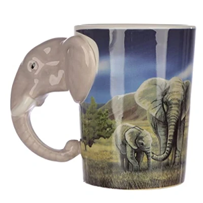 Imagen de Puckator SMUG21 Taza (8,5 x 11,5 10,5 cm), diseño de Elefante