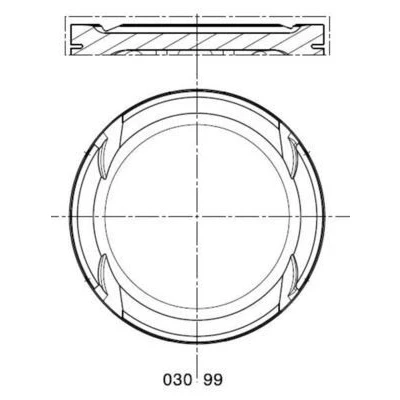 Imagen de Pistón MAHLE 030 99 00
