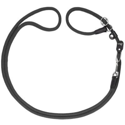 Imagen de HUNTER Freestyle Retriever Correa de Entrenamiento con Anillo Tope, Talla 10/260, Color Negro
