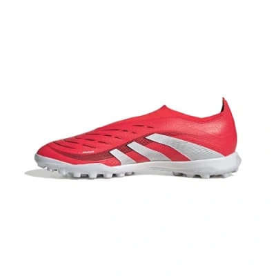 Imagen de adidas Predator League Laceless Turf Football Boots, Botas de fútbol Unisex Adulto, Lucid Red/Cloud White/Core Black, 38 2/3 EU