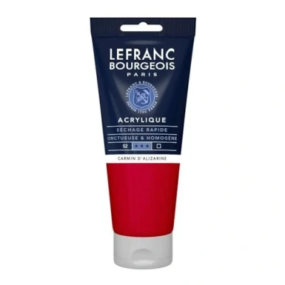 Imagen de Lefranc Bourgeois Acrílico Fine, Carmín de Alizarin, 200 ml