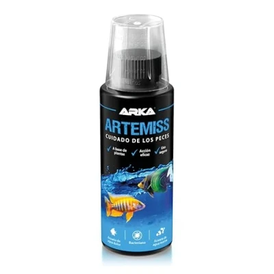 Imagen de Microbe Lift Artemiss 118 ml Favorece la Salud y el Sistema inmunitario de los Peces Todas Las Especies Acuario con Ingredientes Naturales.