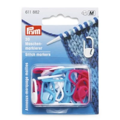 Imagen de Prym Stitch Markers, Pink and Blue, One Size