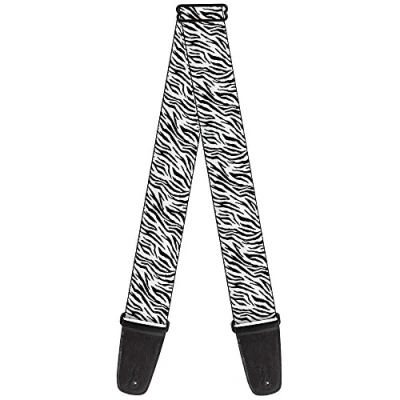 Imagen de buckle down Correa para guitarra de 5 cm ancho, 73 a 137 largo, color blanco
