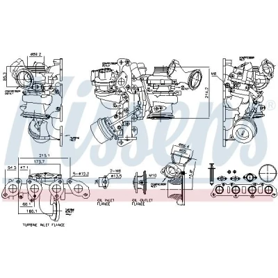 Imagen de Turbocompresor, sobrealimentación NISSENS 93508