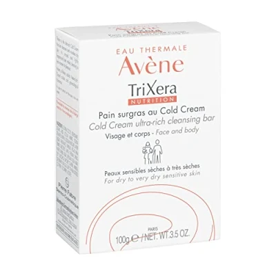 Imagen de Avene Trixera Jabón Con Cold Cream, Almond, 100 Gramo