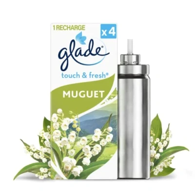 Imagen de Glade by brise Touch &amp; Fresh Recarga para ambientador aroma a mantener Cable de muguete 10 ml