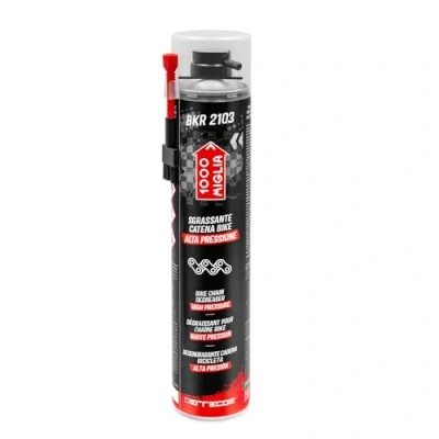 Imagen de Errecom 1000 Miglia BKR 2103 Spray Desengrasante para Cadena de Bicicletas Alta Presión y Secado Rápido 750 ml, Bote Aerosol