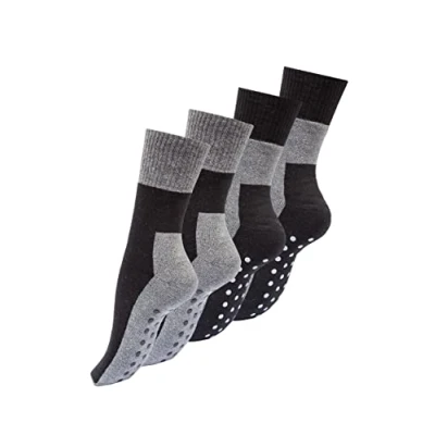 Imagen de Vincent Creation 4 pares ABS calcetines unisex Con antideslizante suela
