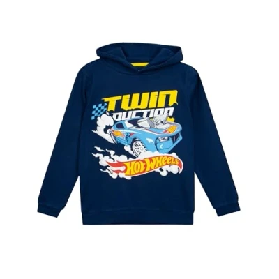 Imagen de Hot Wheels Sudadera Ropa De Niño con Capucha para Niños Azul 9 10 Años