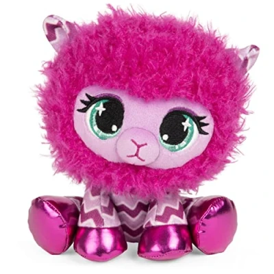 Imagen de GUND P.Lushes Peluches de Peluche Oficial diseño Moda Coleccionable Shelly O&#039;Llama Primera Calidad, Elegante, Suave, Rosa, 15,2 cm, para niñas y niños a Partir 3 años
