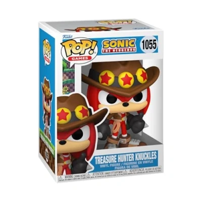 Imagen de FUNKO Pop! Games: Sonic Treasure Hunter Knuckles The Echidna Hedgehog Figura de Vinilo Coleccionable Idea Regalo Mercancia Oficial Juguetes para Niños y Adultos
