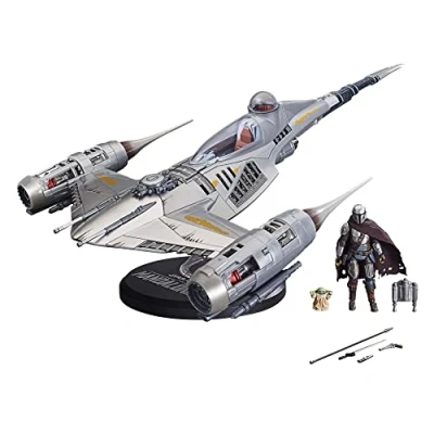 Imagen de Star Wars La colección Vintage Caza Estelar N 1 de El Mandaloriano Serie The Mandalorian Figura y vehículo a Escala 9,5 cm