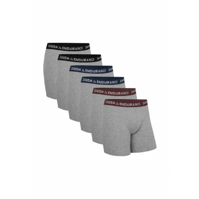 Imagen de Danish Endurance 6 PACK Culotte, Hombre, Talla: Large, Mc xgrey black navy blue bordeaux