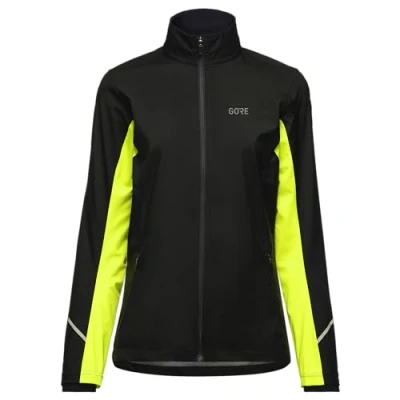 Imagen de GORE WEAR Gtx, Chaqueta Mujer, Negro/Neon Yellow, 42