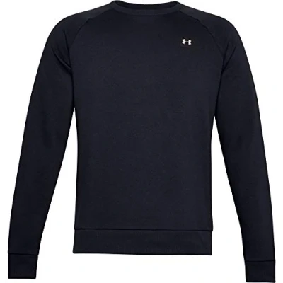 Imagen de Under Armour Rival Fleece Crew, sudadera hombre, Negro (Black / Onyx White) , S