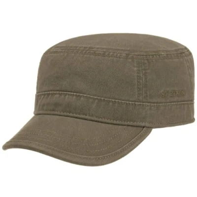 Imagen de Stetson Gosper Army Urban Cap Mujer/Hombre Gorra Militar de algodón con protección UV Verano e Invierno Verde Oliva L (58 59 cm)