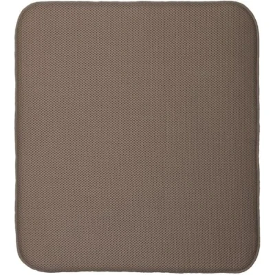 Imagen de iDesign iDry Tapete de Cocina, Alfombrilla escurreplatos y Gruesa poliéster Microfibra para un Secado Platos óptimo, Moca/Marfil