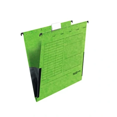 Imagen de Falken UniReg A4 carpetas colgantes con protectores de bordes, pack 5