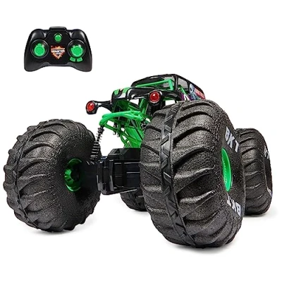 Imagen de Monster Jam, camión Monstruo Todoterreno Mega Grave Digger Oficial por Control Remoto, más de 60 cm Altura, Escala 1:6, Juguetes para niños y niñas a Partir 4 años