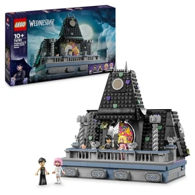 Imagen de LEGO Miércoles Dormitorio de y Enid Regalo Personalizable basado en la Academia Nunca Más, 4 minipersonajes, Juego Aventura Misterio para niñas, niños Fans 76781