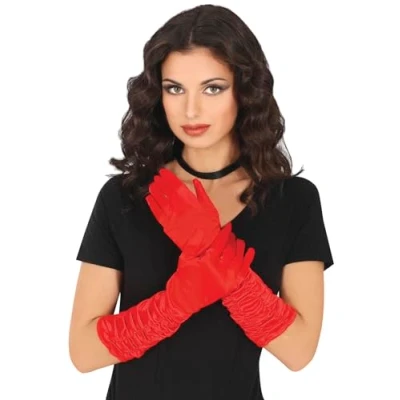 Imagen de Guante Arrugado Rojo 45 Cms