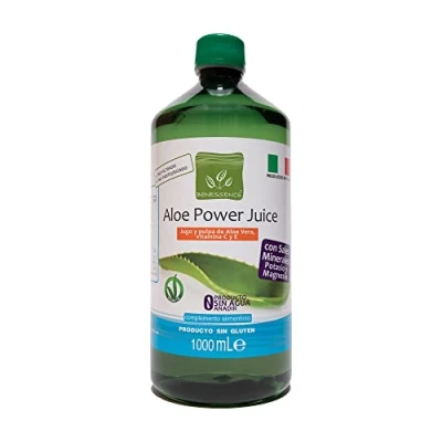 Imagen de Benessence Jugo de Aloe Vera 96% + Vitaminas C y E Potasio Magnesio 1L