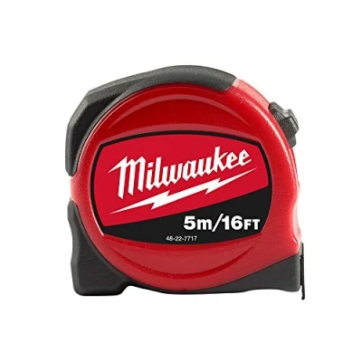 Imagen de MILWAUKEE Flexómetro 5m / 16ft x 25mm métrica, Tape Measure S5 16/25 1pc