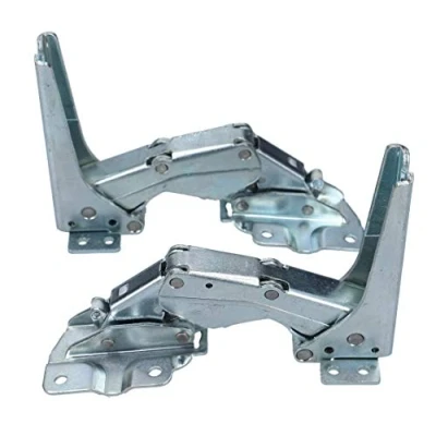 Imagen de DL pro Juego de bisagras puerta superior e inferior para AEG Electrolux 2211202045 + 2211201047 Bisagra Hettich frigorífico Santo congelador