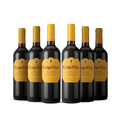 Imagen de Campo Viejo Crianza Pack 6 botellas D.O.Ca Rioja Vino 750 ml, 2020, 14%