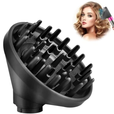 Imagen de boquilla difusora mejorada para Dyson Airwrap HS05 HS03 HS01, accesorio de rizador que convierte el estilizador en secador pelo
