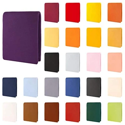 Imagen de CelinaTex Aqua Sábanas Ajustables Cama Boxspring de Agua algodón Elastano 120x200 130x220 cm Morado