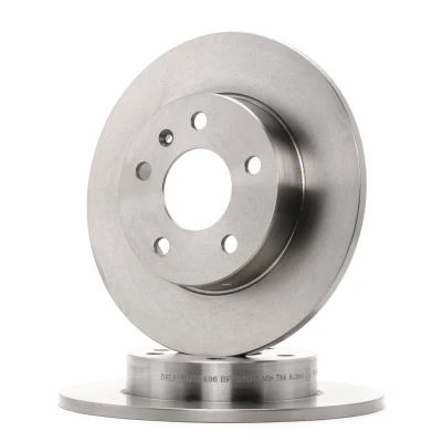 Imagen de DELPHI BG3406 Disco de freno 264 10 5 macizo aceitado sin procesar cojinete rueda, anillo sensor ABS OPEL: Astra H Furgón, Zafira B
