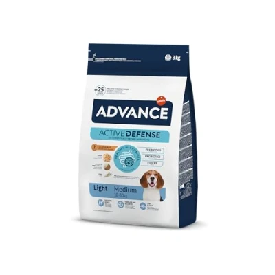 Imagen de Advance Medium Adult Light, Pienso para Perros Adultos de Razas Medianas Bajo en Grasa con Pollo, 3kg