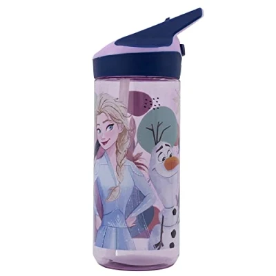 Imagen de Botella de agua infantil reutilizable tritan 620 ml Frozen