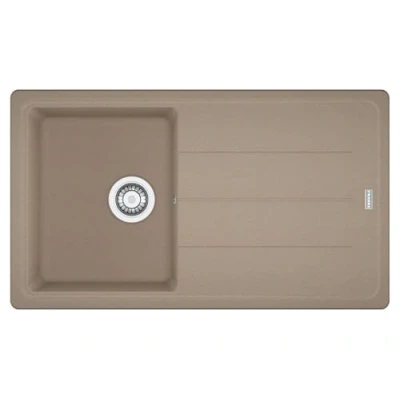 Imagen de Franke Base BFG 611 86 Cashmere Gris fregadero de granito instalación cocina