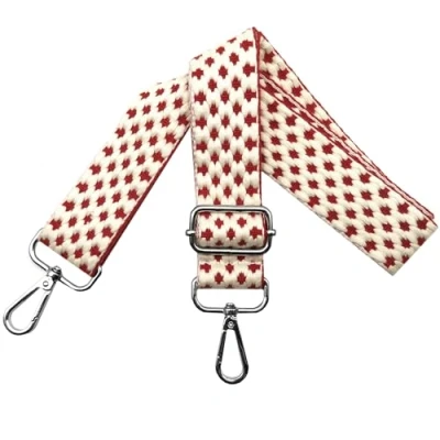 Imagen de Correa para Bolsos de Mujer Bandolera, Reemplazo Bolsos, Hombro Ajustable con Mosquetón Plateado 3.8cm Anchura Crossbody Accesorios, Rojo, O9