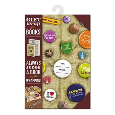 Imagen de That Company Called If Book Badges Gift Wrap Papel de regalo y funda libro
