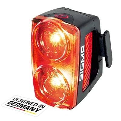 Imagen de SIGMA Luz Trasera Bicicleta Buster Rl150, Recargable Con Función De Freno E Indicador Batería, Impermeable Potente Led Alcance Luminoso 2000M