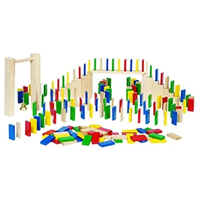 Imagen de Toys Pure 2041749 Juego de conocimientos Domino Rally, 250 piezas