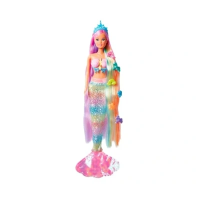 Imagen de Simba Muñeca Steffi Love Sirena Arociris con pelo extralargo, peine y accesorios para el (105733610)