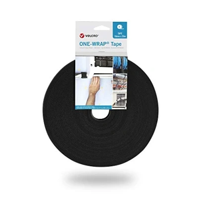 Imagen de Velcro® One Wrap® Cinta de 25 m y 20 mm ancho, color negro